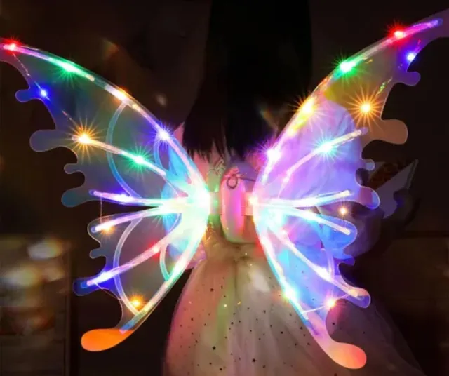 Asas de LED Fada, Borboleta e Dragão Entregamos em Todo MS Aproveite!