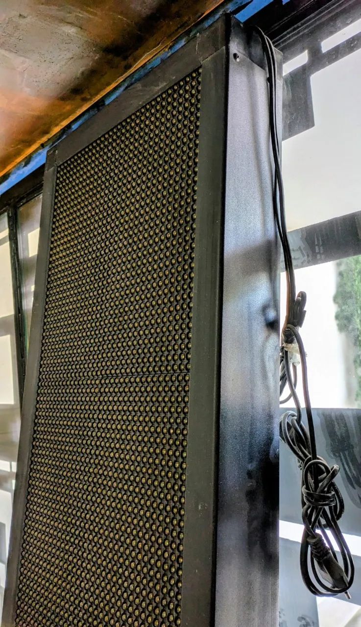 Painel LED para Anúncio 1,92 x 32cm Excelente estado à prova d'agua - Foto 3