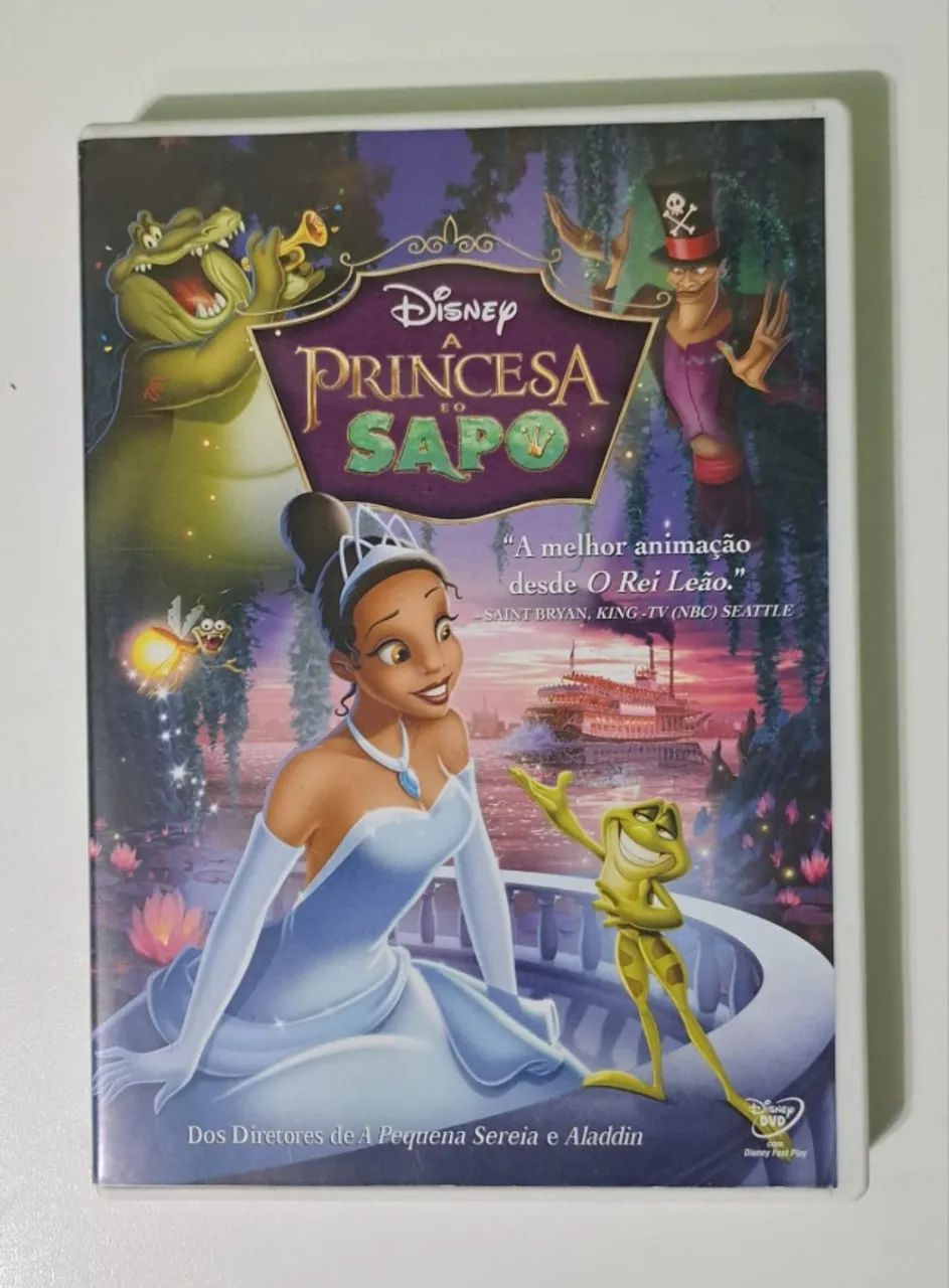 DVD Filme Animação - A Princesa e o Sapo - Disney - Original - CDs ...