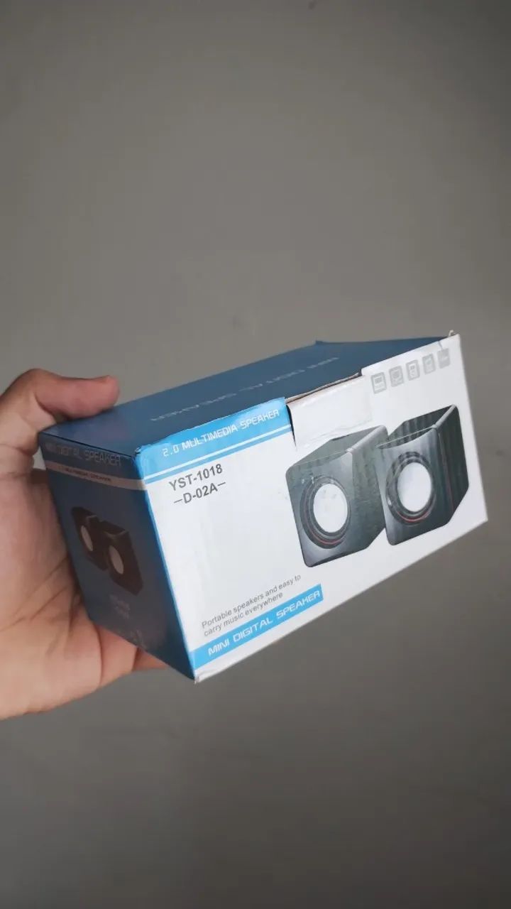 CAIXA DE SOM PARA PC, NOTEBOOK, TV ou CELULAR 
