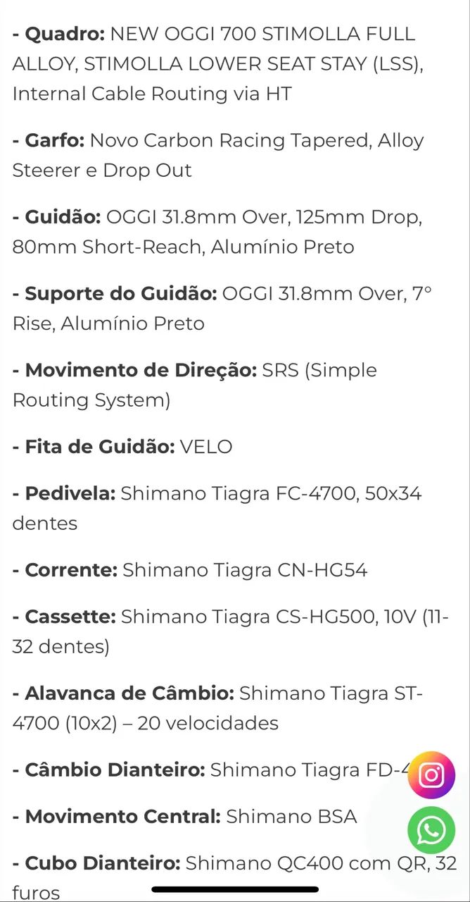 Speed oggi stimolla 56 disc freio hidráulico comprada 08/2025 com NF - Foto 4