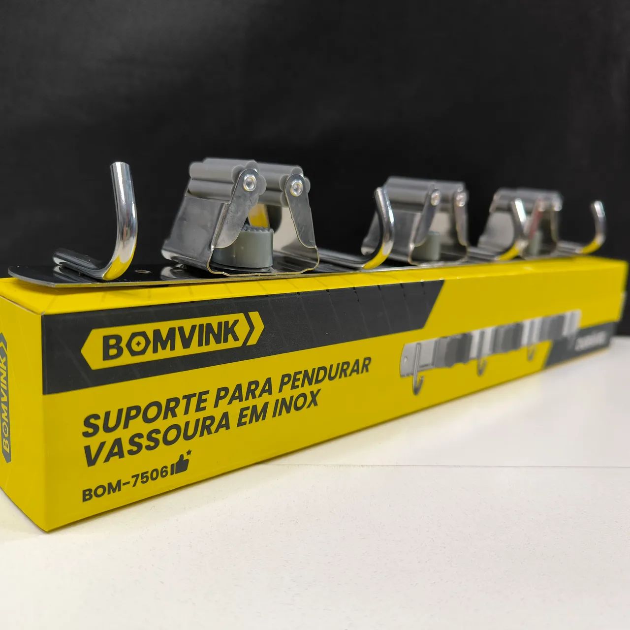Suporte para Vassoura em Inox - Bomvink - Foto 2