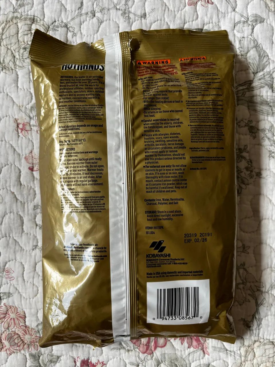 Hothands aquecedor e de mãos importado  - Foto 2