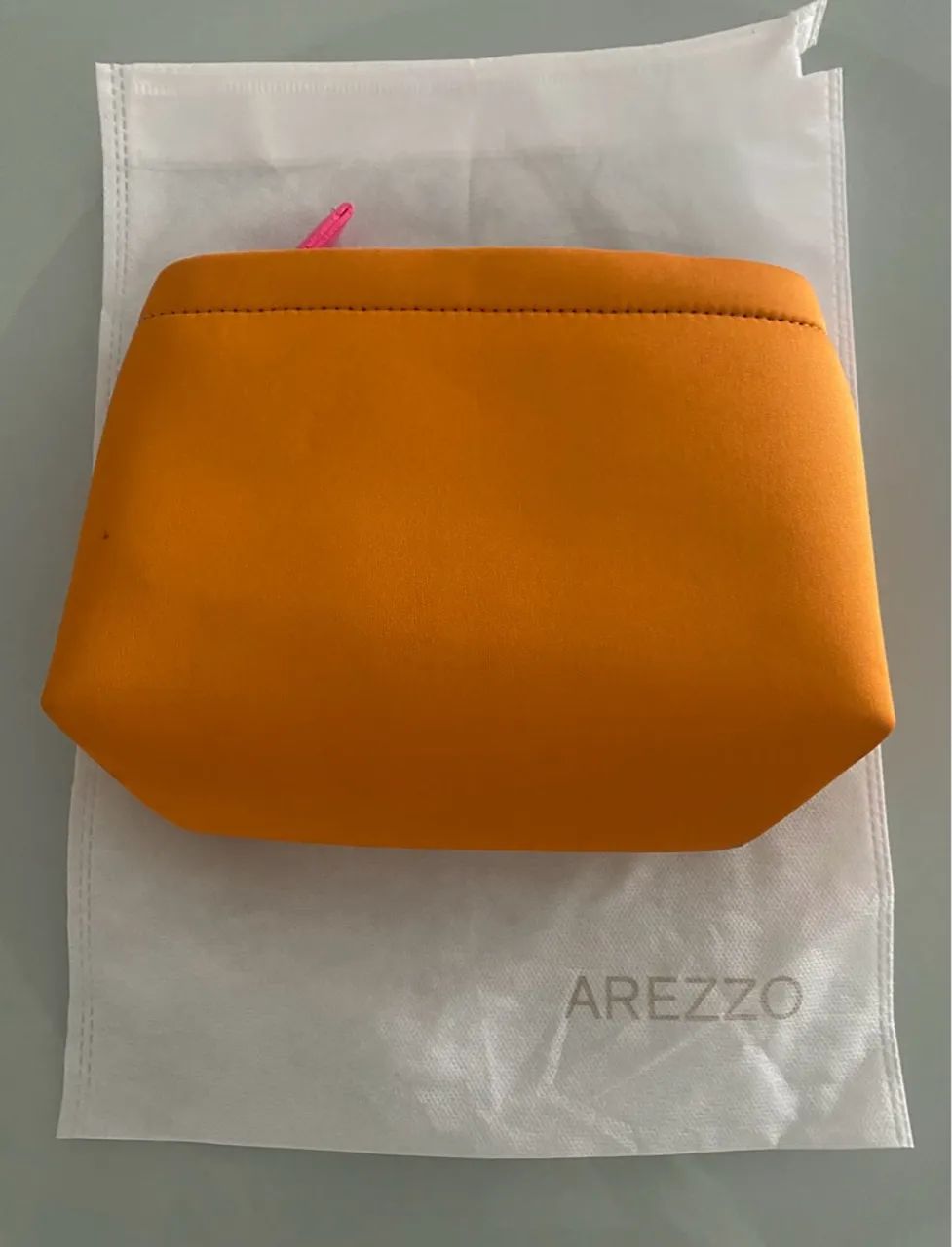 Necessaire Arezzo Laranja Original nova  - Foto 4