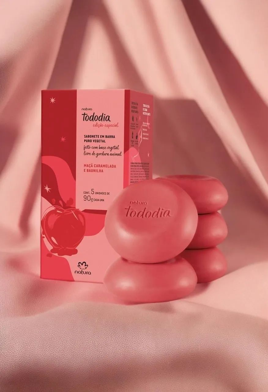 Sabonete em barra maçã caramelada e Baunilha 