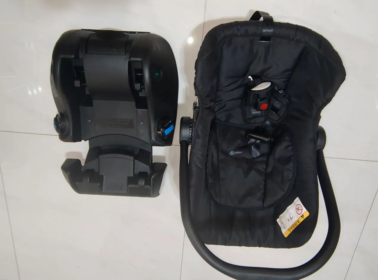 Bebê conforto Galzerano + base, novíssimo  - Foto 3