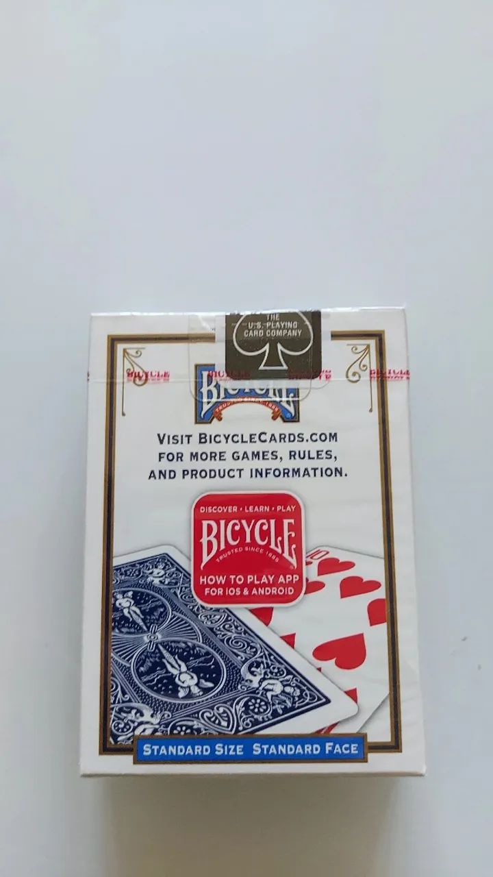 Baralho Bicycle Standard Azul Lacrado (Unidade) - Foto 3
