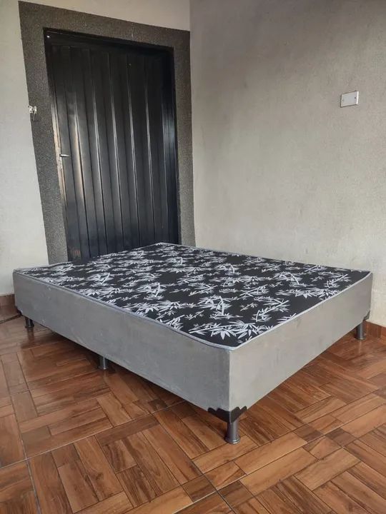 CAMA CONJUGADA E BASE BOX DE FÁBRICA  - Foto 2