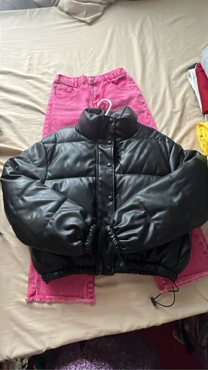 Jaqueta  preta puffer 