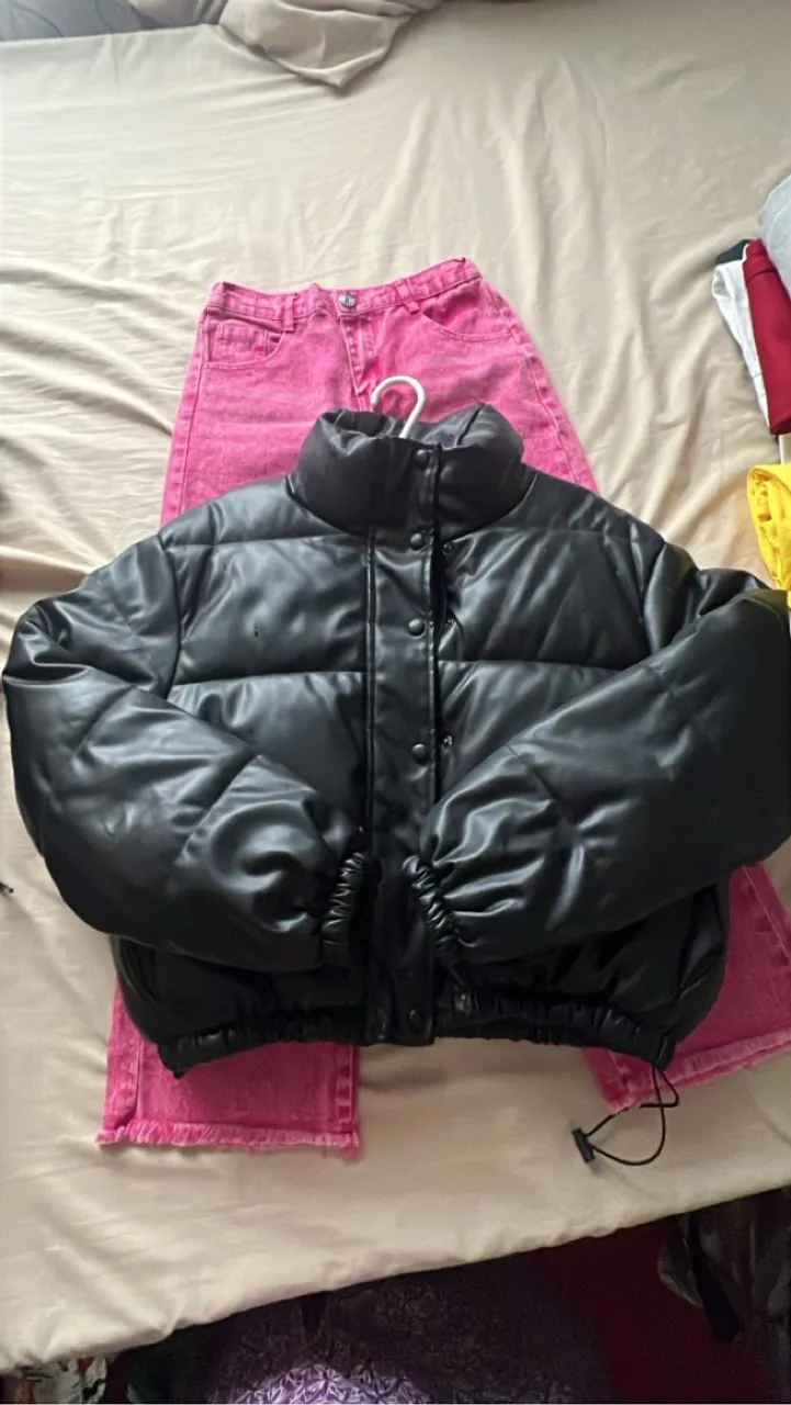 Jaqueta preta puffer