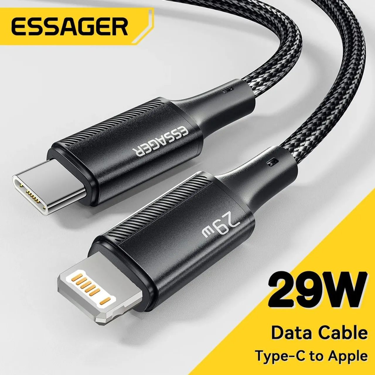 Cabo USB-C para Lightning 29W Essager - Carregamento Rápido - Foto 2