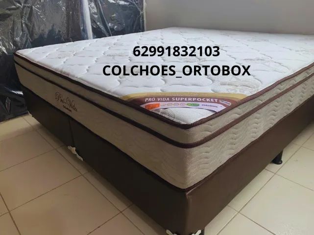 Cama Box Queen size Pro vida da ortobom espuma D33