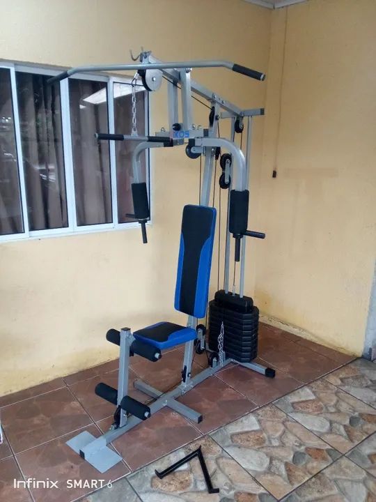 Estação de musculação completa entrego 