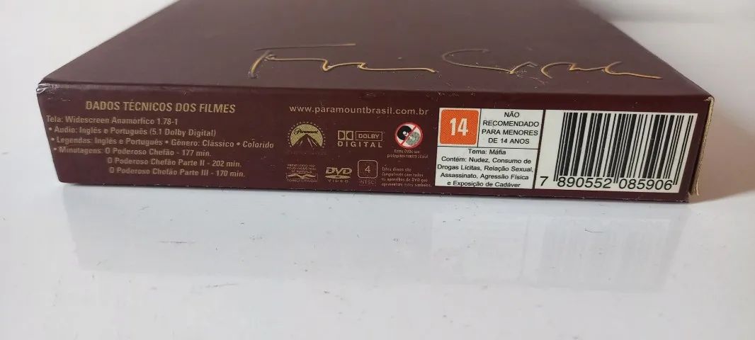 DVD Trilogia O Poderoso Chefão - Coppola Restoration - Foto 2