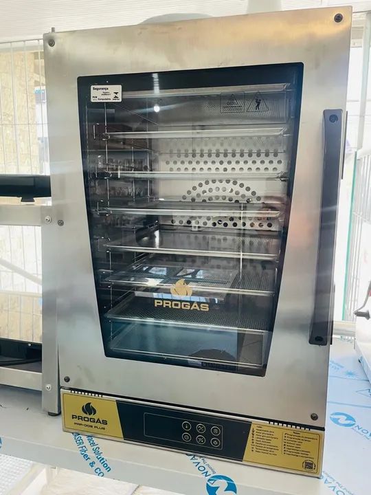 MB Forno de Padaria Industrial Progas c/ 8 assadeiras 