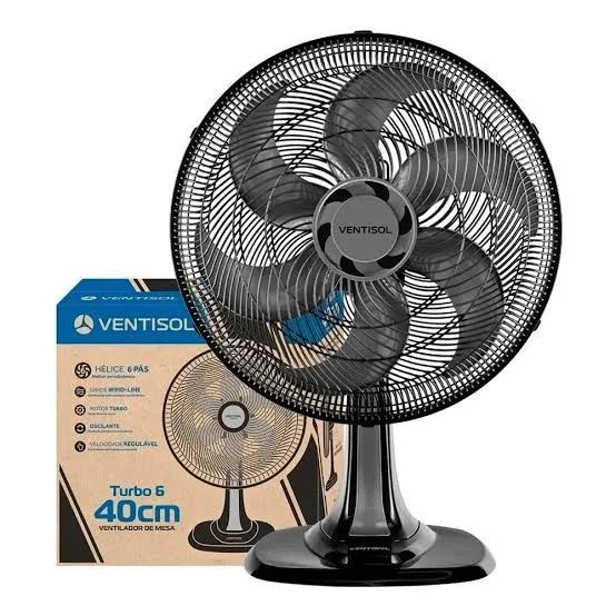 Ventilador Mesa Turbo 40cm - Novo 