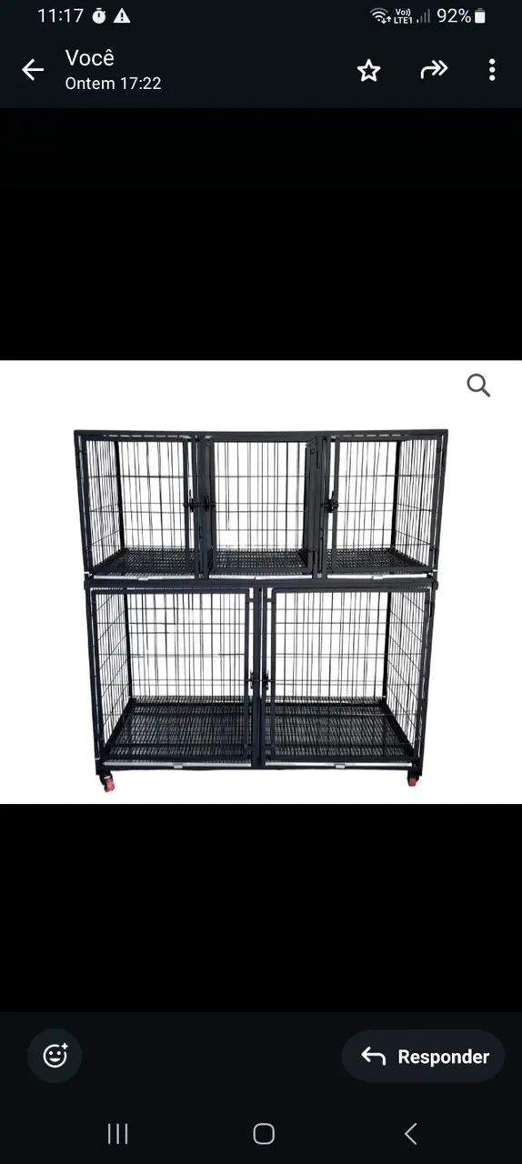 Vende-se Gaiola/canil/gatil