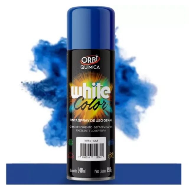 Tinta spray uso geral 340ml (Varias cores) - Foto 3