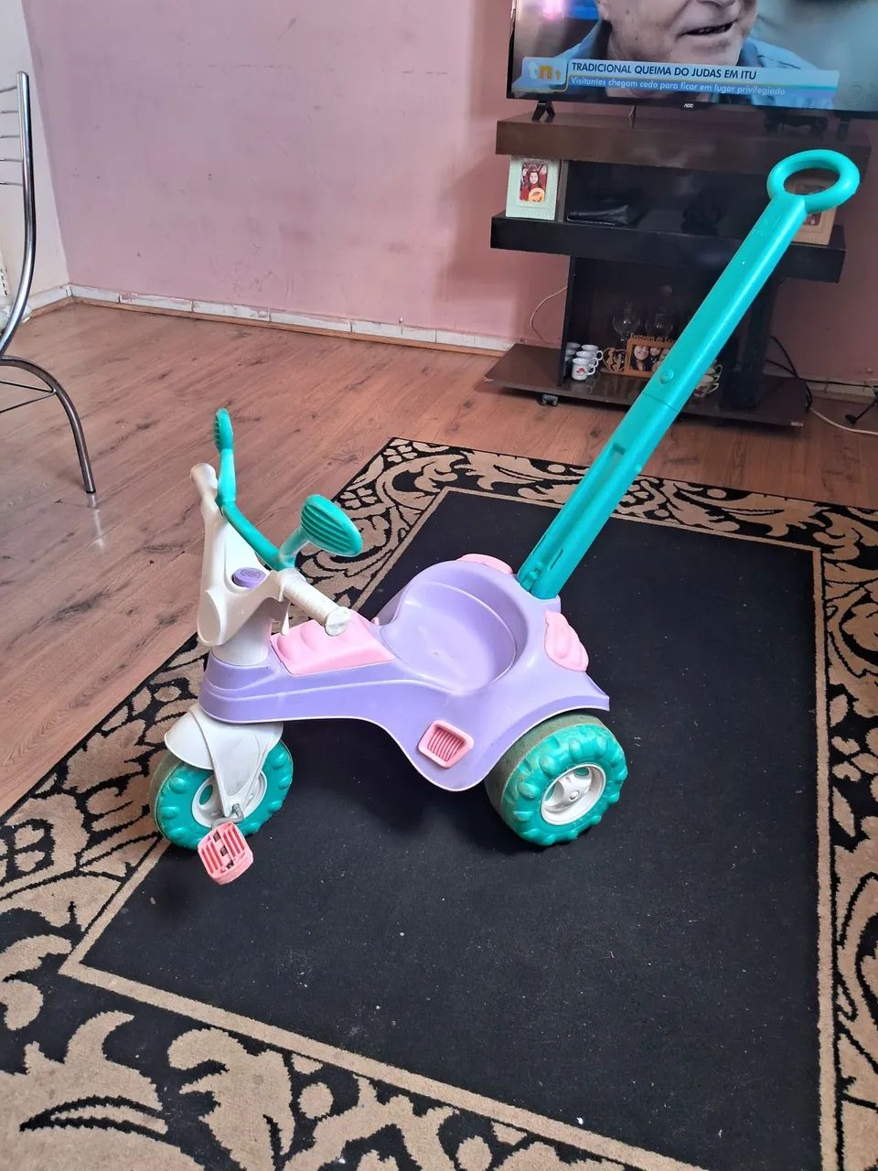 Tricycle Infantil Rosa e Verde - Foto 2