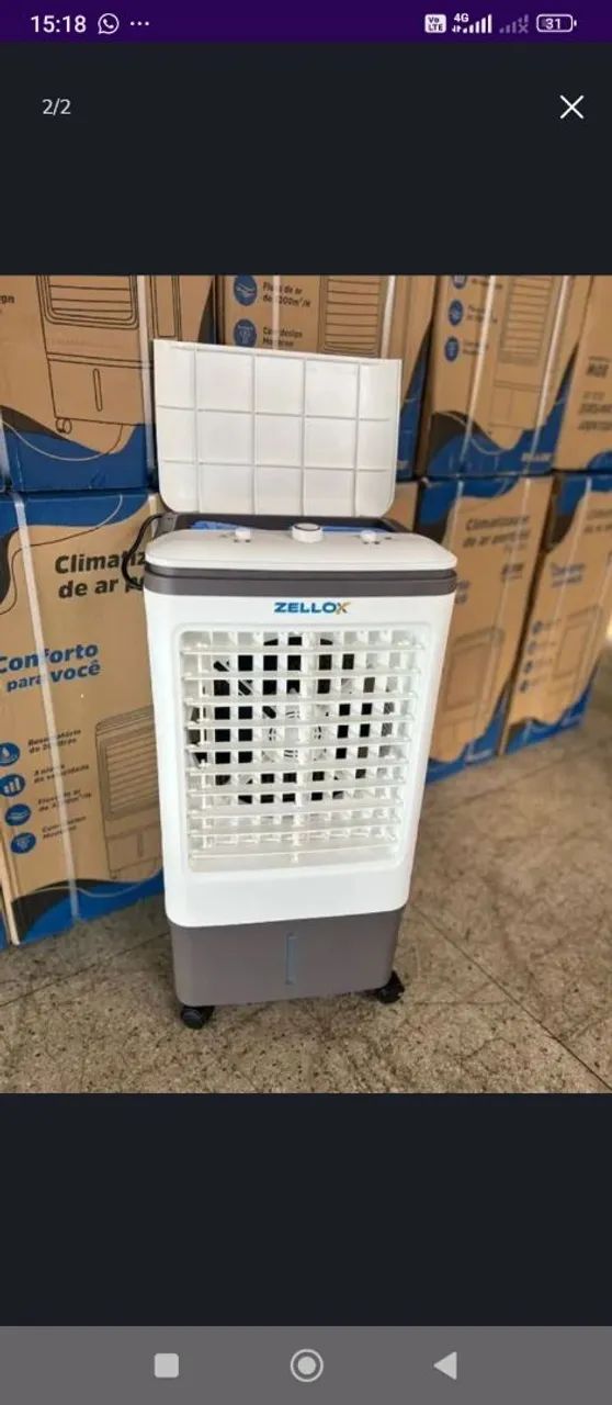 Climatizador de Ar Zellox 20 litros 