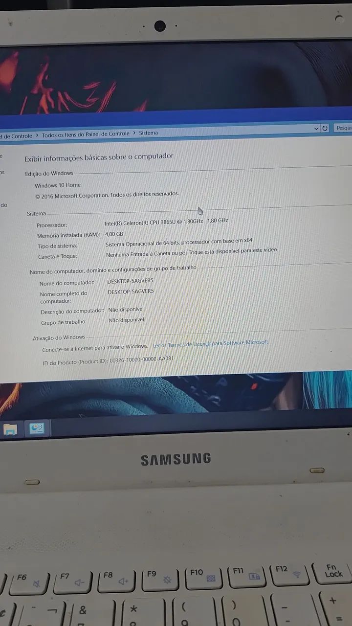 Notebook Samsung SSD tela Grande  - Foto 2