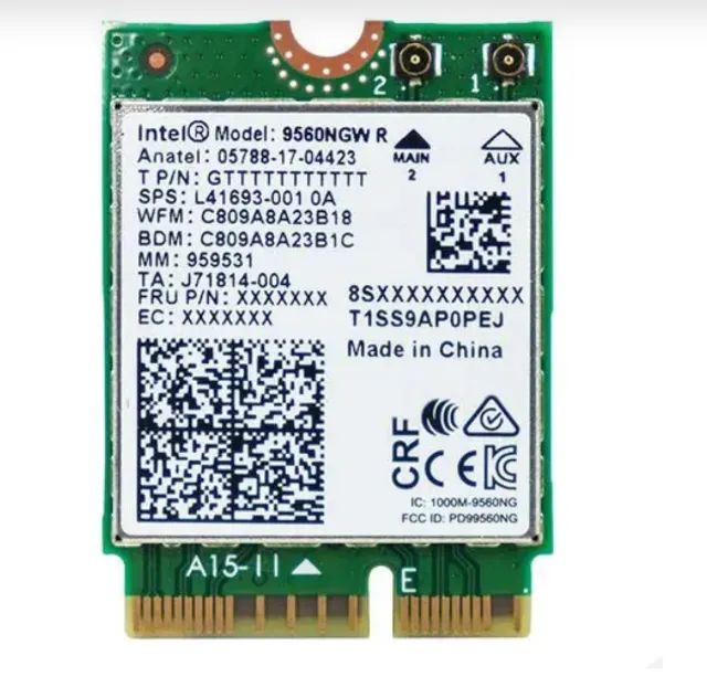 Placa Wireless Dual Band Ac Bluetooth 5.1 Intel 9560ngw - Foto 2
