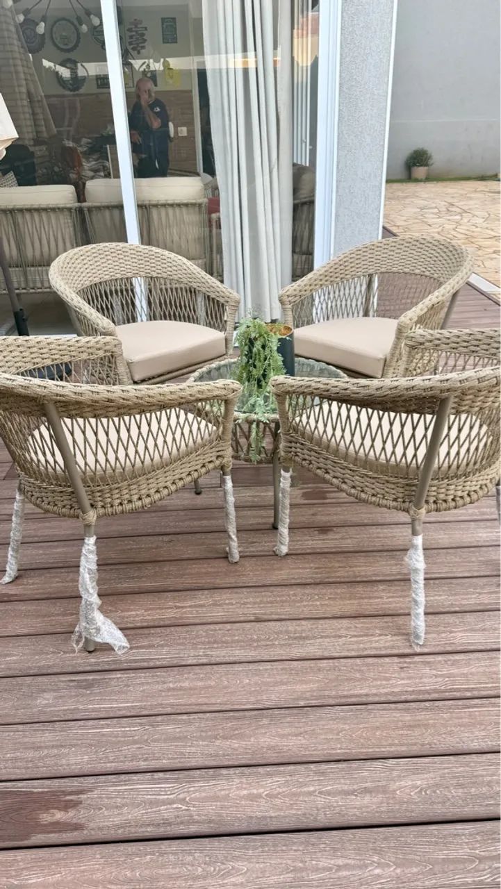 Poltronas de jardim em corda nautica  - Foto 2