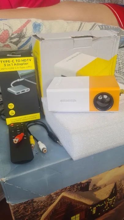 Mini projetor portátil led - Foto 2