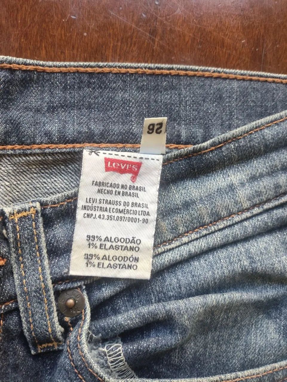 Calça Jeans Levis 514. Tam 36 - Foto 3