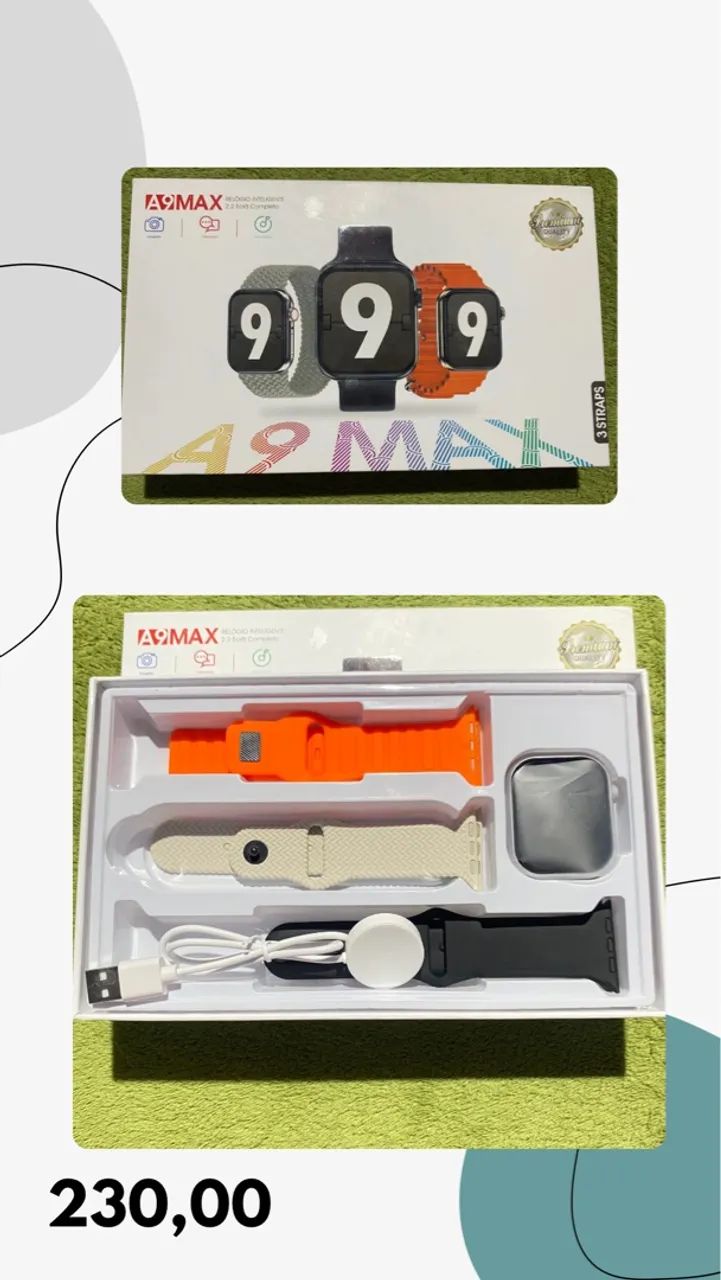 Smartwatch GL09 e A9 Max - Foto 2