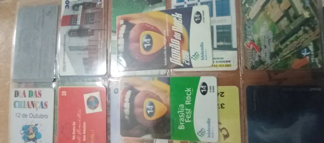 Cartões telefônicos Porão do Rock.