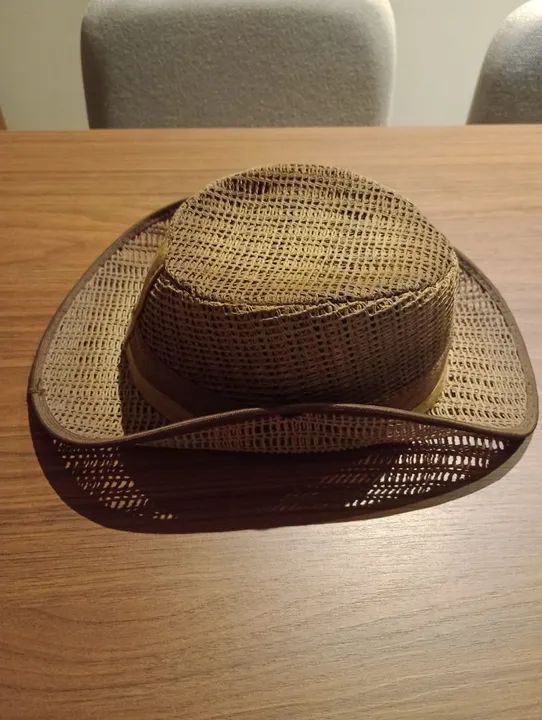 Chapéu de palha estilo fedora - Novo - Foto 5