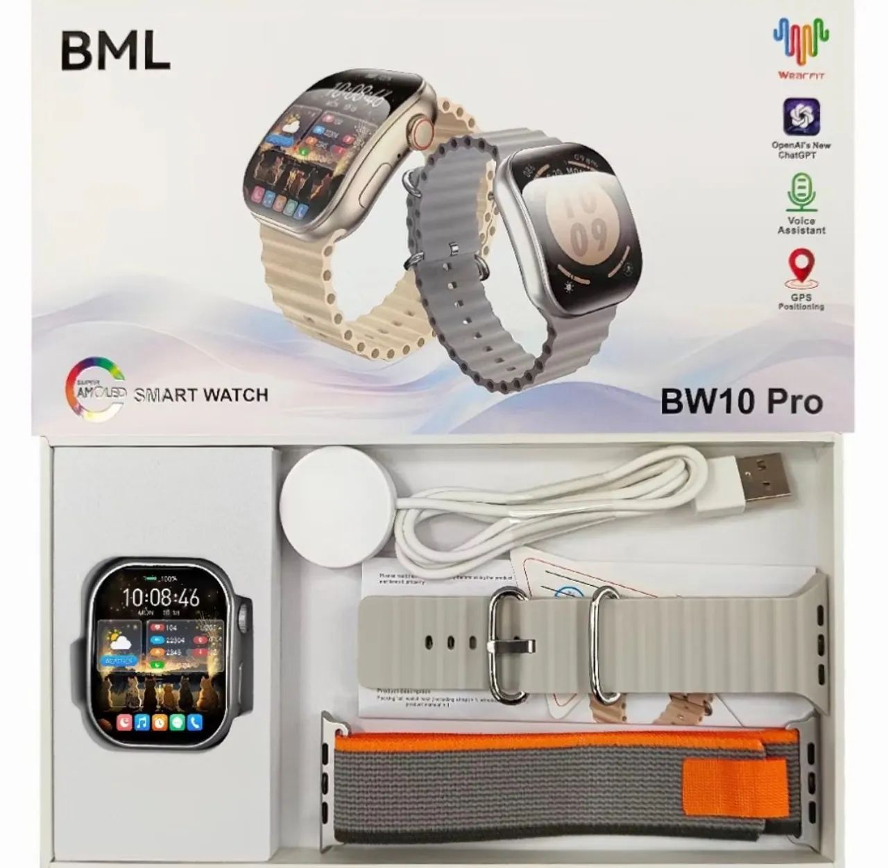 Smartwatch BML BW10 Pro AMOLED 38 mm