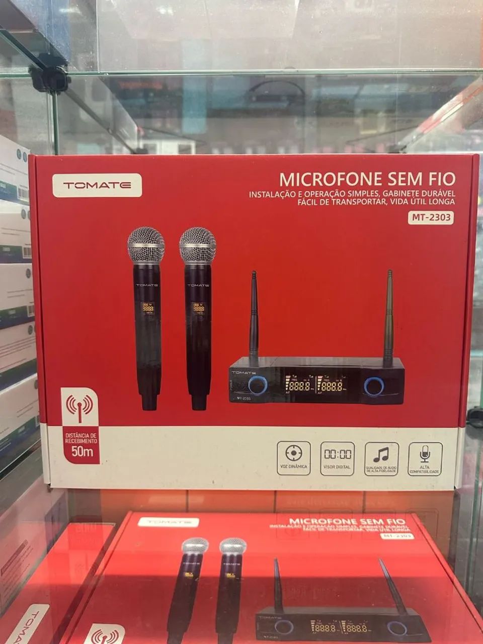 Microfone Sem Fio Tomate MT-2303