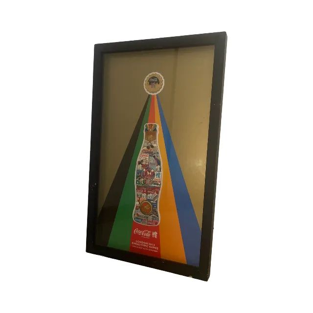 Pinset garrafa Coca-Cola Jogos Paralímpicos Londres 2012