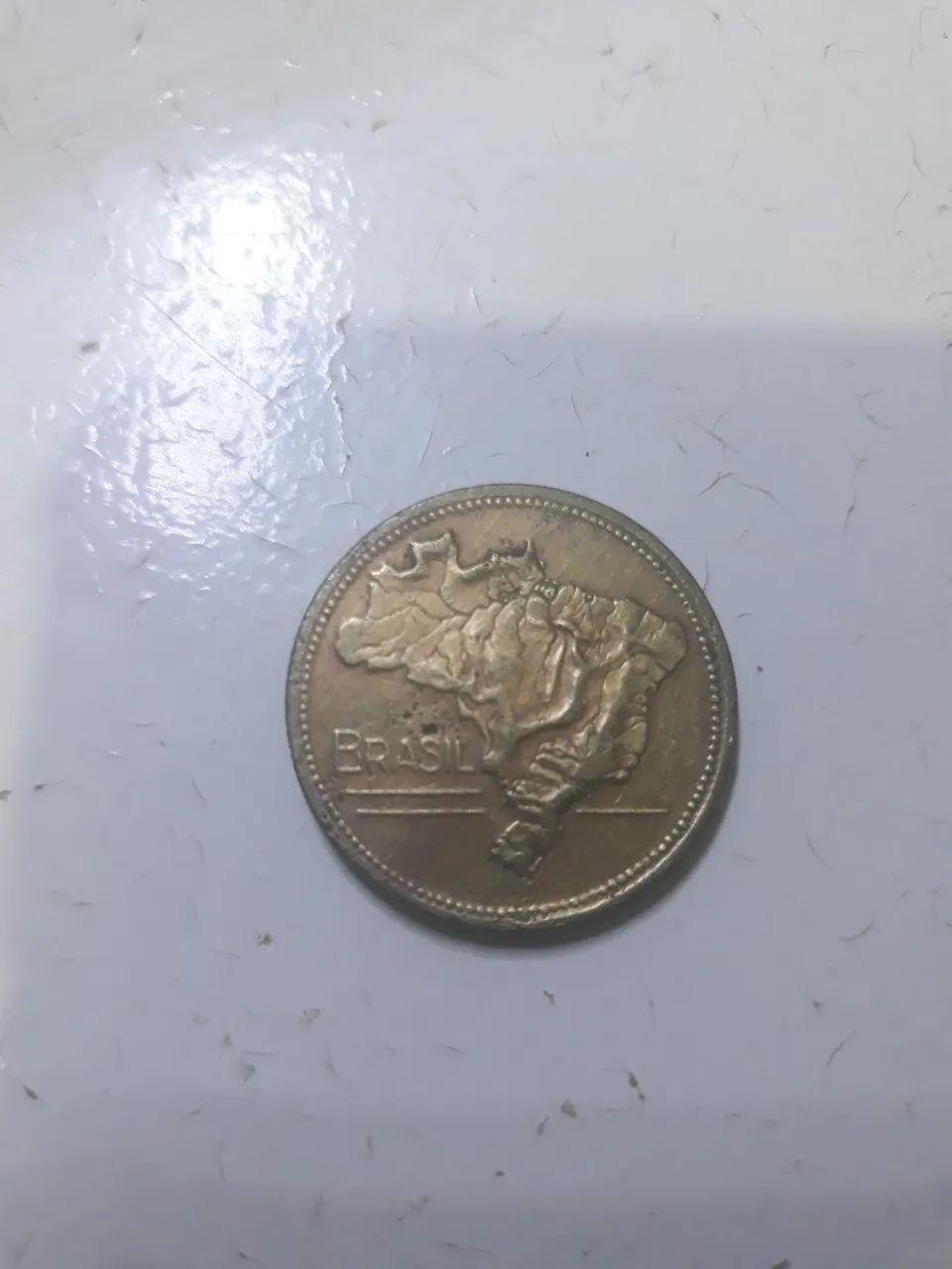Moeda 2 cruzeiros 1945 MBC $80 - Foto 2