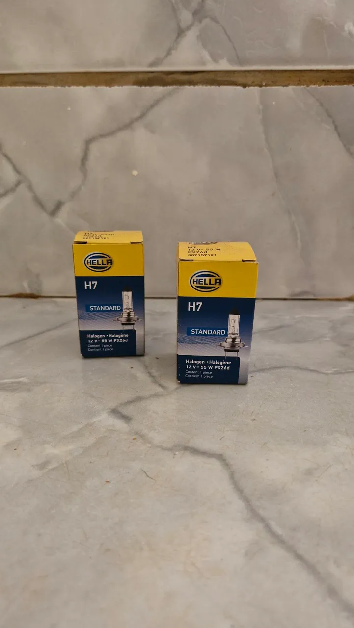 Lâmpadas H7 - Hella - 12V - 55W