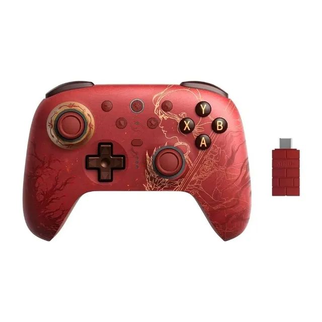 Controle Sem Fio 8bitdo Ultimate 2 Wuchang Hall TMR Dragon Profissional PC e Android - Foto 5