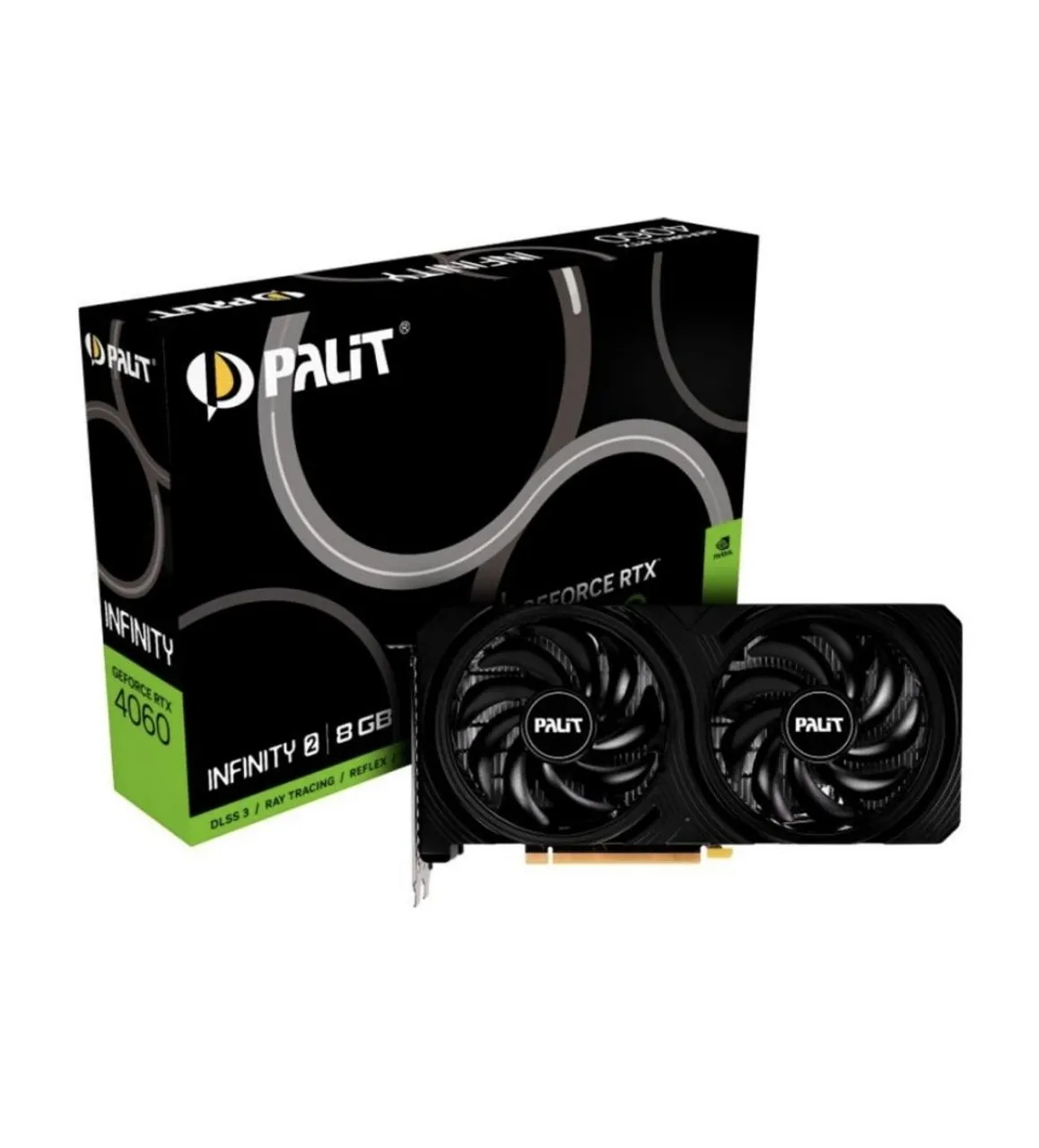 Placa de Vídeo Palit GeForce RTX 4060 8GB Infinity