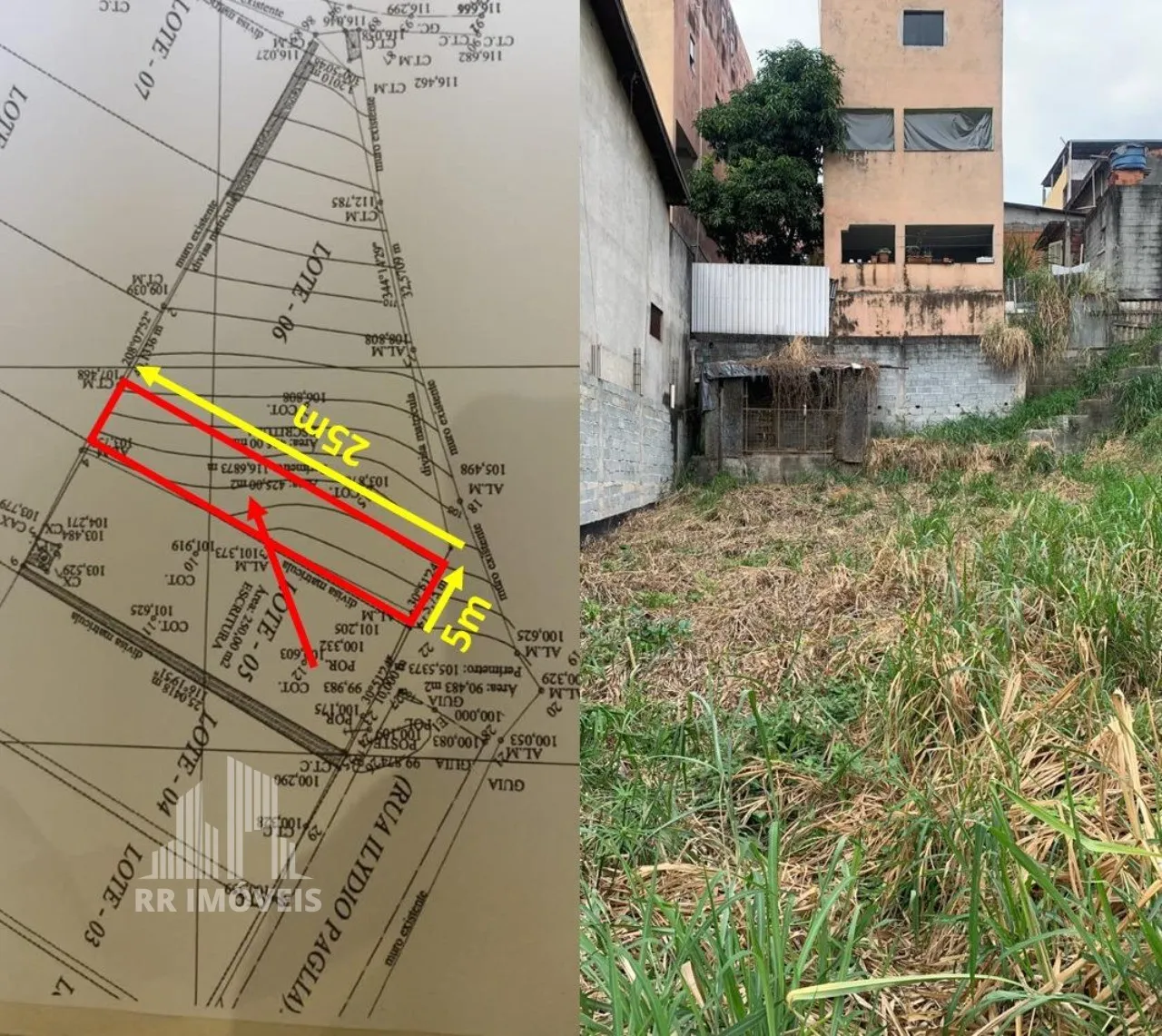 RR6707 Terreno 125m² VILA BOA VISTA - OPORTUNIDADE - Barueri, SP - RUA RIO DE JANEIRO - PR