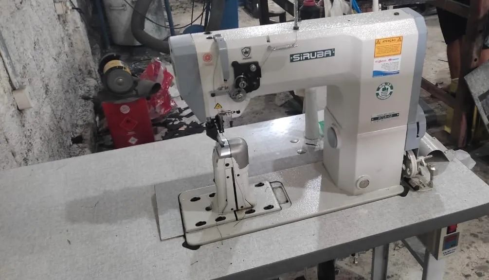 Máquina siruba coluna transporte triplo, motor eletrônico  - Foto 3