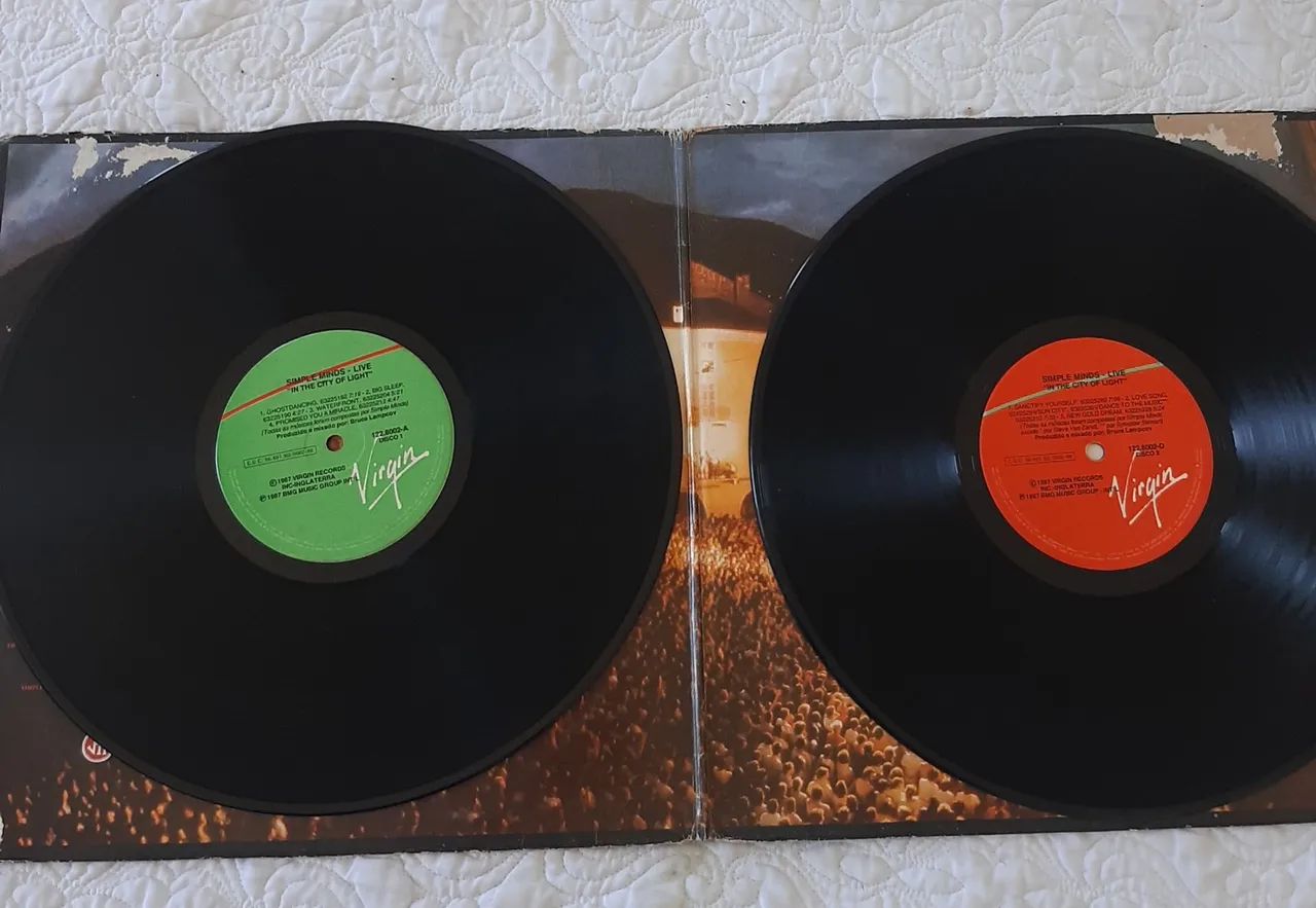 Lp duplo Simple Minds Live - Foto 3