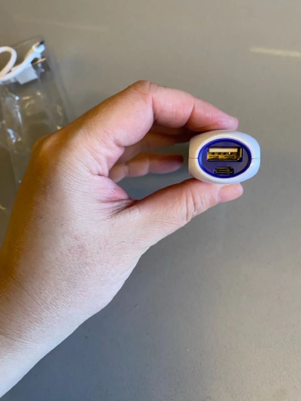 Carregador Portátil com cabo USB  - Foto 3