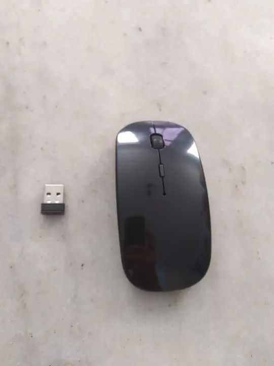Mouse wireless Black piano - Foto 3