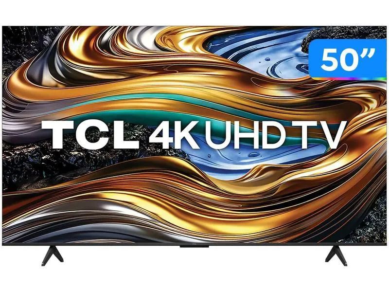 Smart TV 50" 4K UHD LED TCL 50P755 Wi-Fi Bluetooth (Novo lacrado)