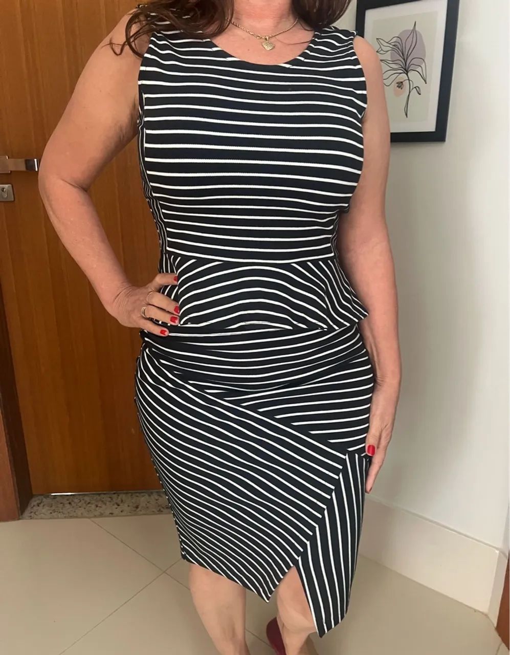 Conjunto Listrado Elegante