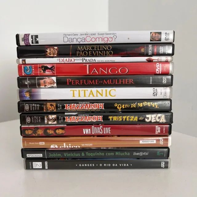 DVDs variados a partir de R$ 12