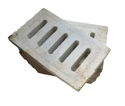 GRELHA CONCRETO RETANG 05 LAMINAS - 30X050X06CM