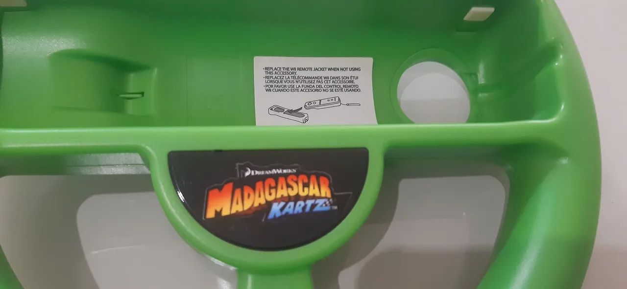Volante para Nintendo Wii Madagascar Kartz lindo!!! - Foto 3
