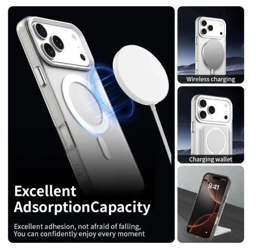 CAPA CASE TPU TRANSPARENTE MAGSAFE IPHONE 17 PRO 17 AIR IPHONE 17 PRO MAX - Foto 2